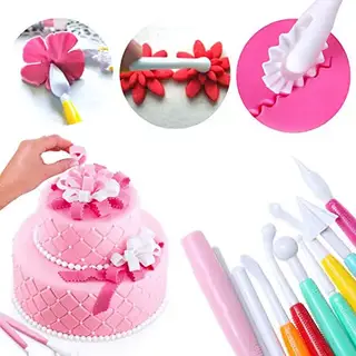 Fondant Cake Pen Flower Cupcake Decorating Sugarcraft Baking Modelling Tools