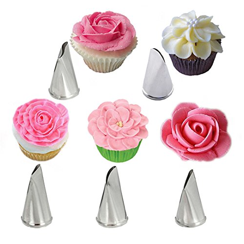 Meao Piping Tips Set (Silver #5)