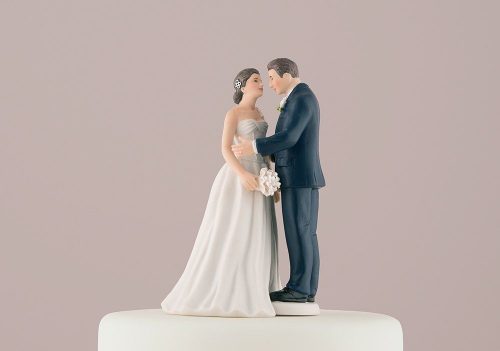 Cut Vintage Wood Cake Topper Bride and Groom Wedding Supplies Cake Decorations